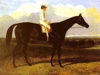 Herring, John Frederick Jr - Jonathan Wild, a drak bay Race Horse, at Goodwood